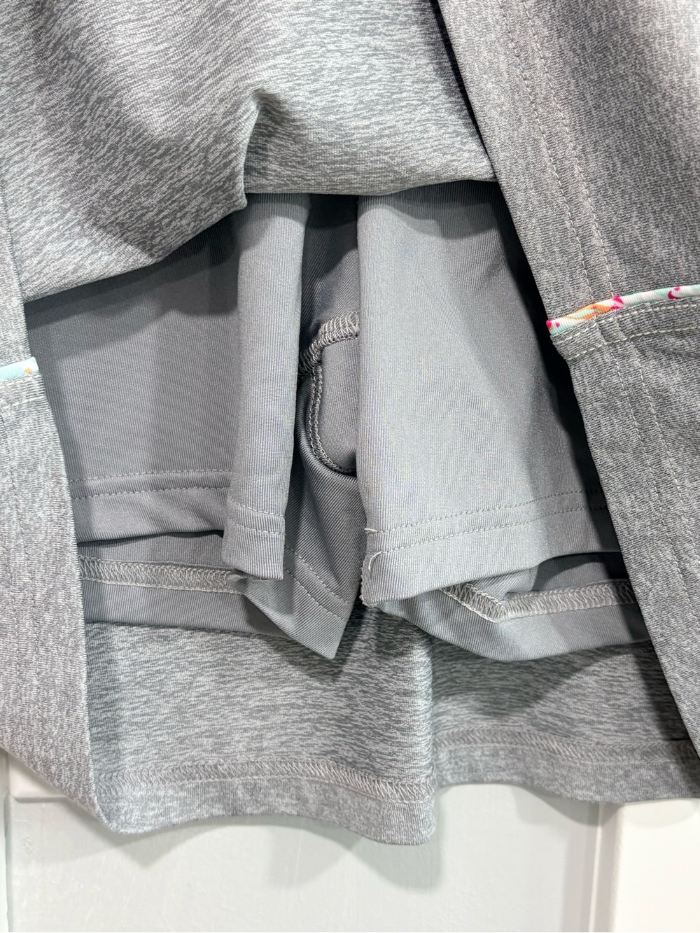 Pebble Beach Women’s L Gray Golf Skort Dry-Luxe Performance Stretch Pockets - Picture 3 of 10